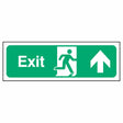 exit-sign-up-arrow-emergency-fire-extinguisher-signage-evacuation-escape-hazard-identify-locate-instruct-alarm-prevention-assembly-regulations-compliance-gear-self-adhesive-rigid-PVC-foam-high-impact-polystyrene-photoluminescent-polycarbonate