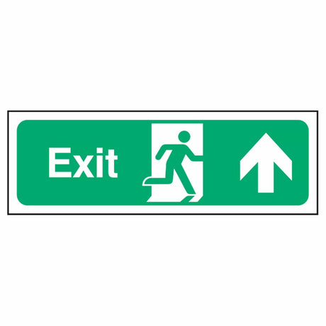 exit-sign-up-arrow-emergency-fire-extinguisher-signage-evacuation-escape-hazard-identify-locate-instruct-alarm-prevention-assembly-regulations-compliance-gear-self-adhesive-rigid-PVC-foam-high-impact-polystyrene-photoluminescent-polycarbonate