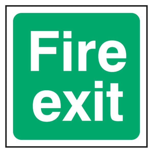 Safe Condition Fire Safety Signs Fire Exit(2 Sizes) Street Solutions UK