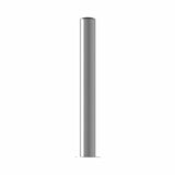 Fixed Plain Round Stainless Steel Bollard - 1000mm Above Ground