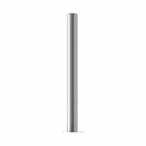 Fixed Plain Round Stainless Steel Bollard - 1000mm Above Ground