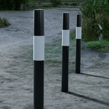  Black & White Safety Bollards 