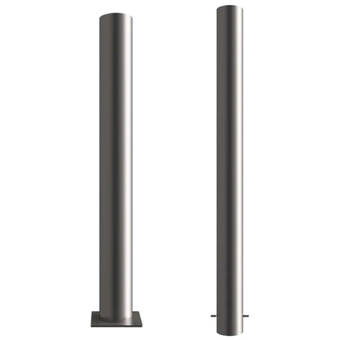 fixed-round-plain-bollard-crash-impact-high-anti-ram-vehicle-safety-perimeter-security-galvanised-steel-tested-heavy-duty-outdoor-street-furniture-pedestrian-modern-urban-public-space-carpark-building-protection-commercial-industrial