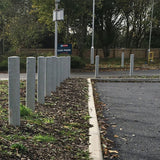 fixed-round-plain-bollard-crash-impact-high-anti-ram-vehicle-safety-perimeter-security-galvanised-steel-tested-heavy-duty-outdoor-street-furniture-pedestrian-modern-urban-public-space-carpark-building-protection-commercial-industrial