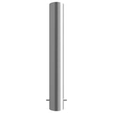 fixed-round-plain-stainless-steel-bollard-crash-impact-high-anti-ram-vehicle-safety-perimeter-security-galvanised-steel-tested-heavy-duty-outdoor-street-furniture-pedestrian-modern-urban-public-space-carpark-building-protection-commercial-industrial