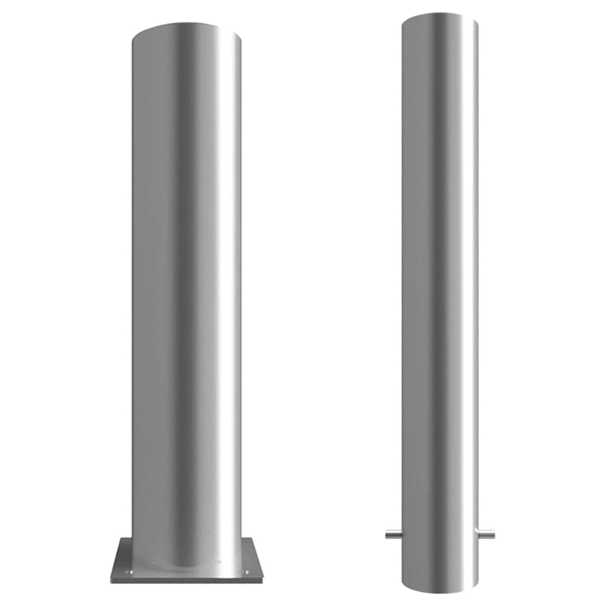 Fixed Plain Round Stainless Steel Bollard
