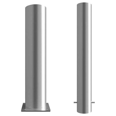 Fixed Plain Round Stainless Steel Bollard