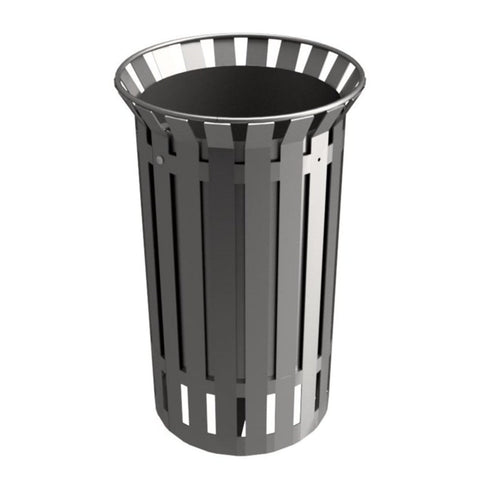 Stylish Flared Top Litter Bin with secure steel liner