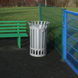 89L Flared Top Litter Bin for parks and streets