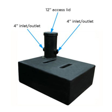 Flat Underground Water Tank