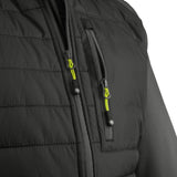 Insulated Flex Workwear Jacket with Side Panel Fleece for Added Comfort.