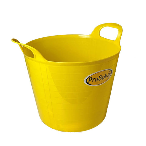 Discover the ultimate tough and flexible tub, the Flexi Tub! Perfect for handling builder's rubble, gardening tasks, and more, this versatile tub is a must-have for any project. Made of super strong, super flexible plastic, it can withstand the toughest jobs without worrying about rips or tears. Its sturdy base and sides ensure it won't bulge, while the comfy handles make carrying a breeze. 