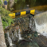 flood-fence-containment-flood-prevention-control-barrier-protection-water-mitigation-floodwall-defence-walls-barricades-emergencies-yellow-black-lightweight-slimline-reusable-portable-ABS-plastic-durable-robust-emergency