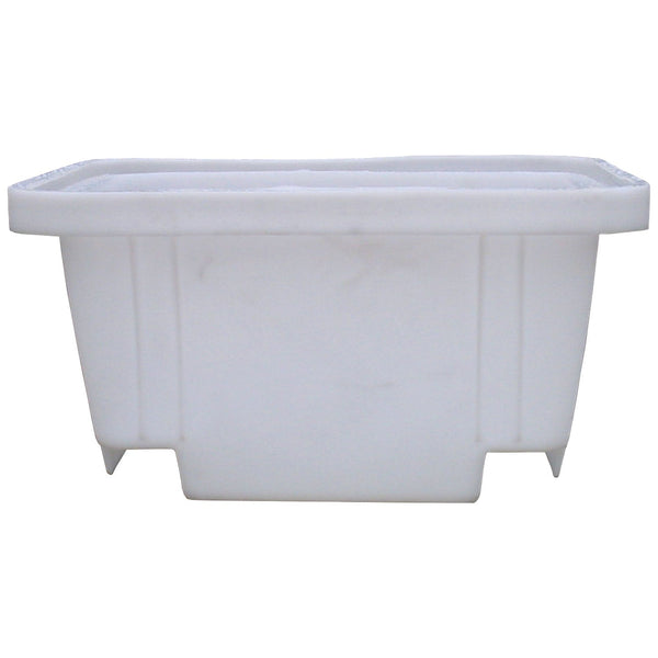 250 Litre UNI Top & Base Lift Fork Lift Mortar Tub - White | SSUK