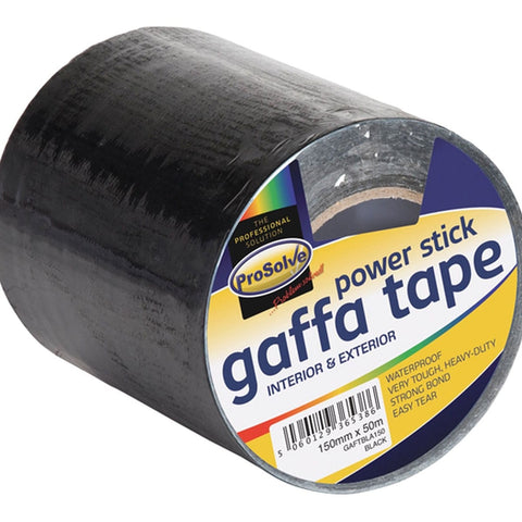 Elevate your projects with Gaffa Tape, a high-quality waterproof cloth tape. Strong adhesion for binding, sealing, and masking. Water-resistant and durable at 150 microns thick. Also known as "gaffer tape" or "cloth tape". Easy to tear for convenience.