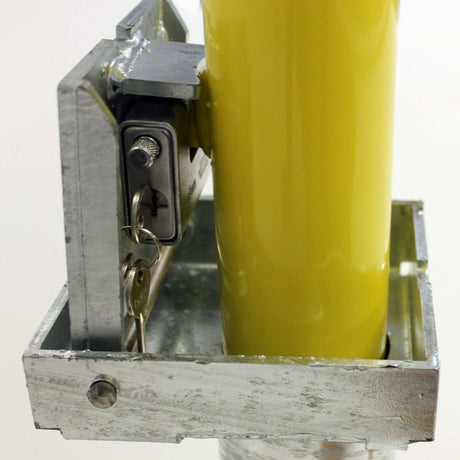 Galvanised Removable Security Post