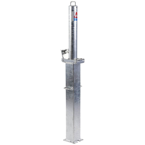 retractable-telescopic-round-parking-post-500mm-galvanised-steel-stainless-steel-retractapost-autopa-bollard-security-bollards-traffic-management-removable-industrial-car-park-heavy-duty-urban-parking-lot-weather-resistant-durable-outdoor