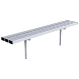 triton-perch-backless-bench-seat-picnic-table-autopa-steel-metal-garden-outdoor-seating-commercial-industrial-park-schools-powder-coated-heavy-duty-weather-resistant-bolt-down-fixed-shopping-centres-flanged
