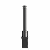 GFC3700 Ornamental Mild Steel Bollard with Optional Bolt Down and Removable Versions