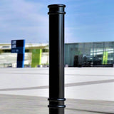 Versatile GFC3700 Ornamental Bollard in black