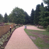 Public area bollard with aluminium light diffuser