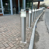 1000mm Stainless Steel Illuminated Bollard in public park