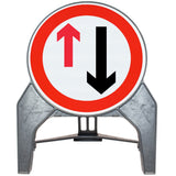 give-way-to-oncoming-traffic-615-plastic-road-q-sign-control-management-roadway-signage-durable-weather-resistant-lightweight-high-visibility-chapter-8-traffic-signs-manual-750mm-street-safety-vehicle