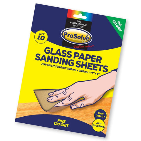 Elevate your sanding tasks with our premium glass paper, perfect for home and industrial applications. Crafted for wood, plastics, and more, in various grits, it resists clogging for efficient cutting. From heavy deposits to polishing, its Quartz composition and flexible backing ensure ease of use and durability, enhanced by a dry lubricant for extended lifespan.