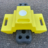 gradus-steel-fencing-ballast-block-concrete-water-filled-stackable-temporary-portable-fence-support-wind-resistant-plastic-site-perimeter-construction-events-festivals-crowd-control-security