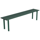 HADDON-seat-picnic-backless-bench-autopa-steel-metal-garden-outdoor-seating-commercial-industrial-park-schools-durable-powder-coated-heavy-duty-weather-resistant-bolt-down-fixed-shopping-centres-flanged
