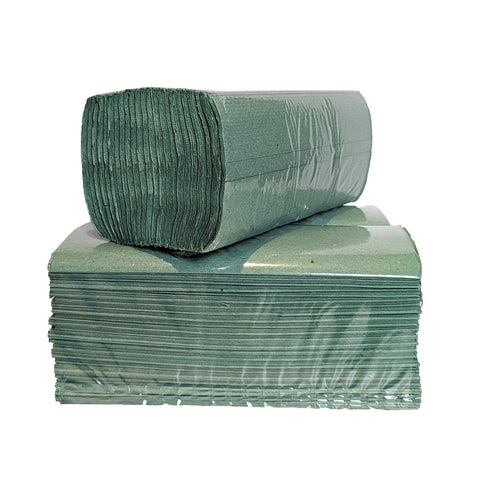 Green C-Fold Hand Towel