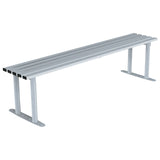 HADDON-seat-picnic-backless-bench-autopa-steel-metal-garden-outdoor-seating-commercial-industrial-park-schools-durable-powder-coated-heavy-duty-weather-resistant-bolt-down-fixed-shopping-centres-flanged
