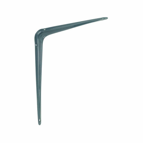 High-Quality Grey Powder Coated Shelving Brackets - London Bracket Design, Strong and Durable Mild Steel, Corrosion Resistant, Easy Installation, Fixings Not Included