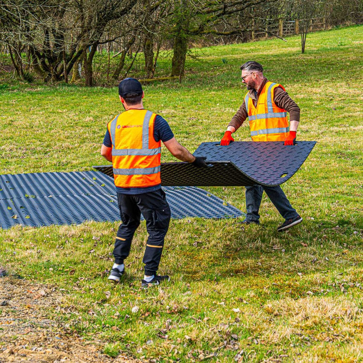 GroundTuff PRO Anti-Slip Ground Protection PVC Mat - 1.2m x 2.4m
