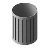 Galvanised mild steel Haddon Litter Bin with secure bolted base.