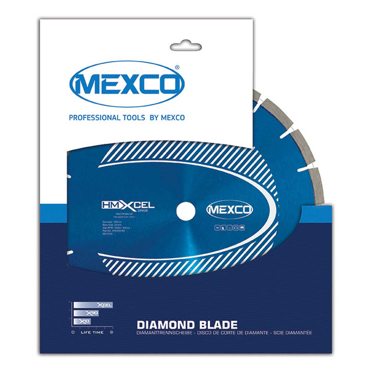 Mexco HMXCEL Hard Materials Diamond Blade