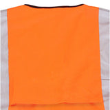 Executive Waistcoat - Orange, Retro-reflective Tape, Polyester