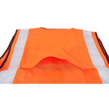 Executive Vest - Orange, Retro-reflective Tape, EN ISO 20471 Class 2