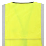 Saturn Yellow Hi-vis Vest - Polyester, Front Zip, EN ISO 20471