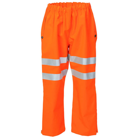 Hi-vis Foul Weather Overtrousers - Orange with GORE-TEX fabric for waterproof protection