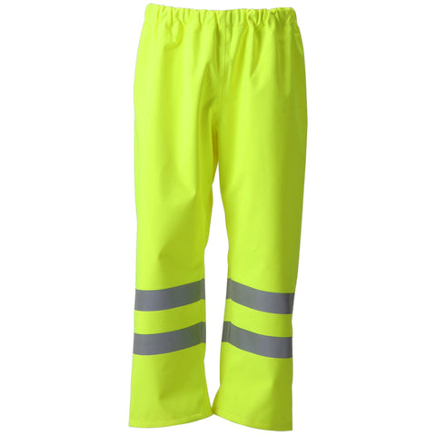 Hi-vis Foul Weather Overtrousers - Saturn Yellow with GORE-TEX waterproof fabric