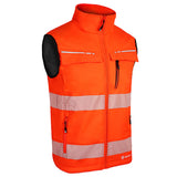 Orange Softshell Rail Bodywarmer