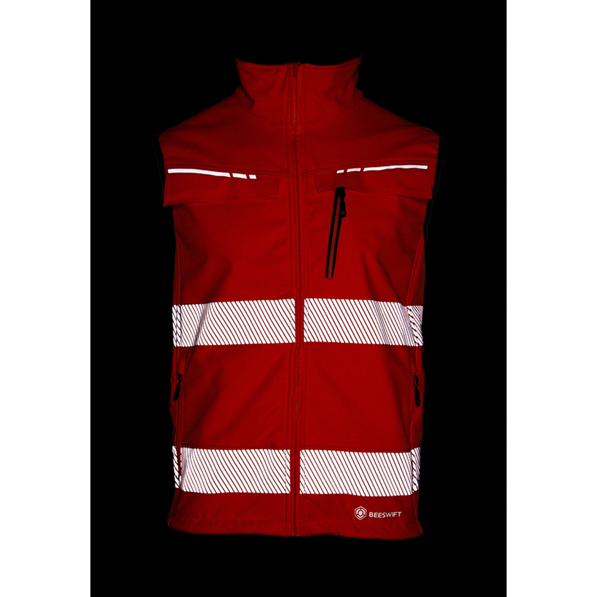 Orange Softshell Rail Bodywarmer