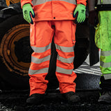 Taped seams on Breathable And Waterproof Rail Overtrouser