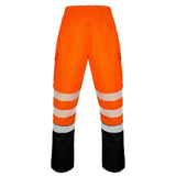 Reflective segmented tape on overtrouser