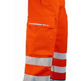 Taped seams on breathable overtrouser