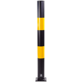 high-visibility-safety-bollards-warehouse-industrial-traffic-forklift-bollard-crash-collision-prevention-impact-resistant-durable-galvanised-steel-black-yellow-pedestrian-equipment-perimeter-guards-reflective-heavy-duty