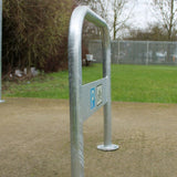 Hillmorton bike stand for two bicycles, weather-resistant and secure.