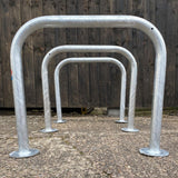 Junior Sheffield Cycle Stand securing two bicycles.
