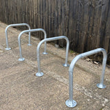 Durable steel frame of the Junior Sheffield Cycle Stand.
